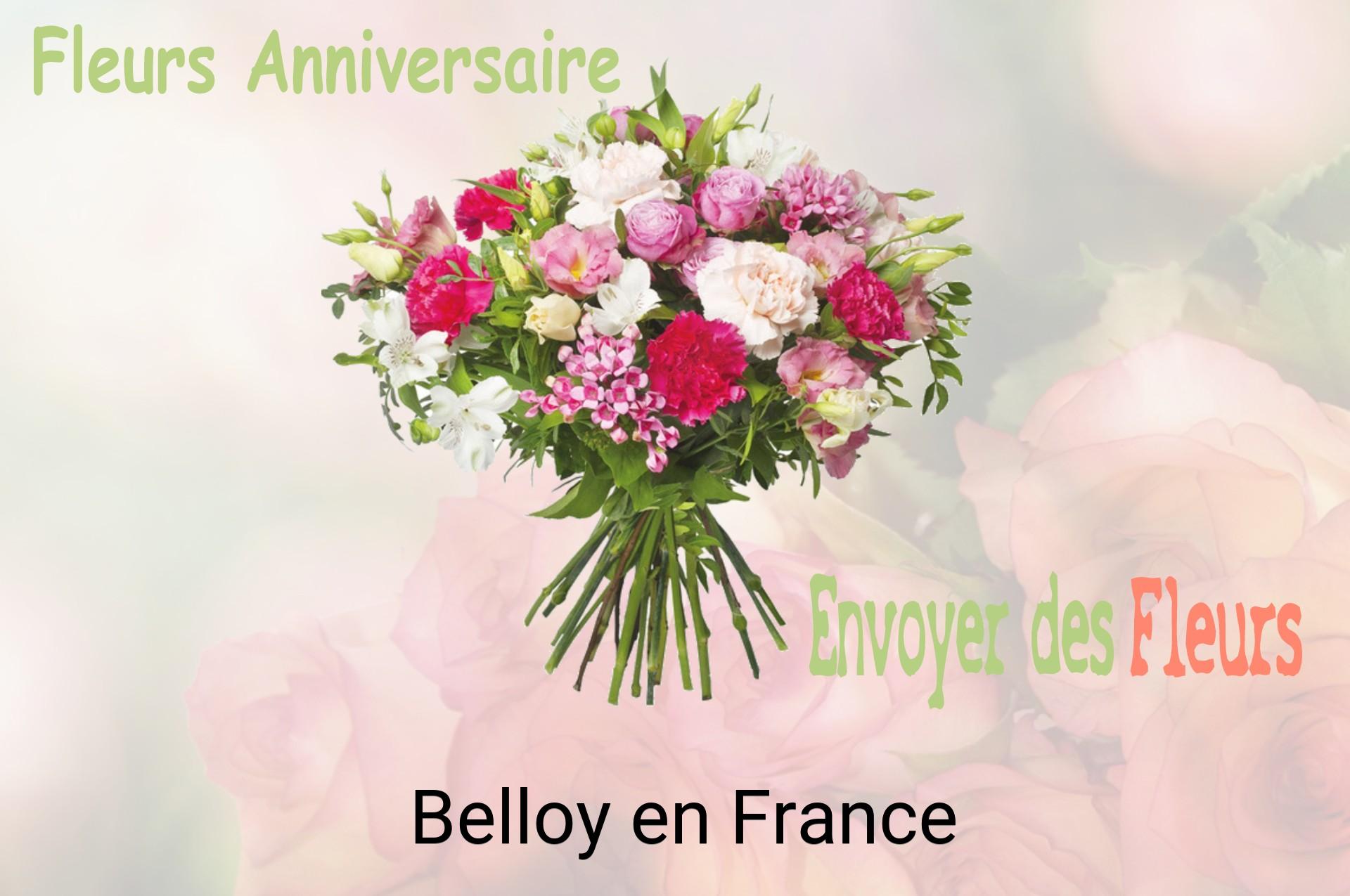 Bouquet de fleurs d’anniversaire livré à Belloy-en-France